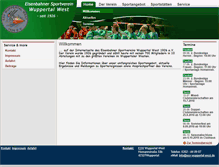 Tablet Screenshot of esv-wuppertal-west.de
